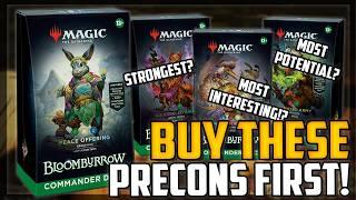 Which Bloomburrow Commander Deck Should You BUY?! Best, Strongest and MORE! - Magic: The Gathering