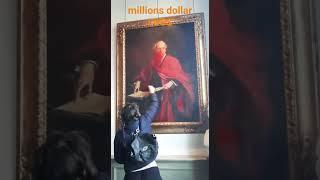 Activist destroyed a historic painting of 'Lord' Balfour in Trinity College, University of Cambridge