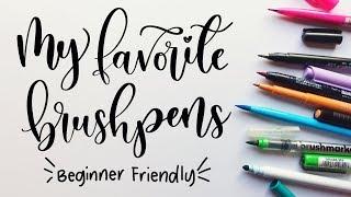 My Favorite Brushpens | Recommended for Beginners