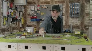 Building a model railway with decoration and figures - Episode 14