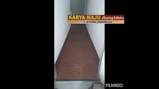 Vinyl Plank Terpasang,yuk renovasi lantai rumah anda. WA 0812 9339 8675