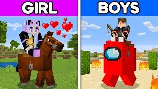 How BOYS vs GIRLS Play Minecraft