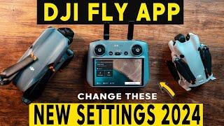 DJI FLY UPDATE - ALL NEW SETTINGS & FEATURES DJI Mini 4 Pro / Air 3