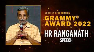 HR Ranganath Speech | GRAMMY AWARD WINNER'S Success Celebration | Ricky Kej | Stewart Copeland