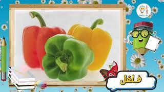 تعليم الاطفال اسماء الخضروات | Learning vegetables names for kids