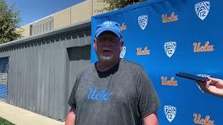 UCLA Football Practice Media Availability: Defensive Coordinator Bill McGovern, Aug. 12