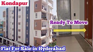 Flat For Sale in Kondapur | Flat For Sale in Hyderabad | Kondapur Flats For Sale | #kondapur