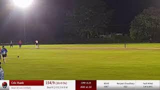 Live Cricket Match | NCR Hurricanes vs Cric Hunk | 06-Oct-22 08:00 PM 20 | WW Twilight Cup 5 | Cric