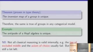 Inernal Languages for Higher Toposes - Michael Shulman