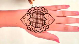 Shivratri special back hand mehndi design | mehandi ki design | easy mehandi designs tricks