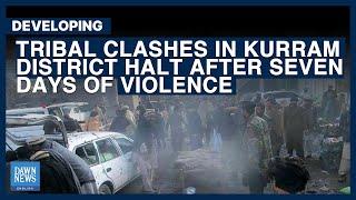 Tribal Clashes In Kurram Come To Halt After Claiming 49 Lives Within A Week: DC | Dawn News English