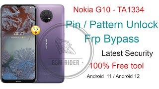 Nokia G10 | TA-1334 Pin Pattern Unlock | Hard Reset Free tool | Frp Bypass Easy Free Method 100%