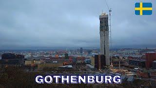 Amazing View over Gothenburg, Sweden - Virtual Walk in 4K - November 2022