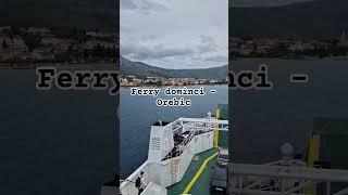 On the ferry from Dominci Korcula to Orebic