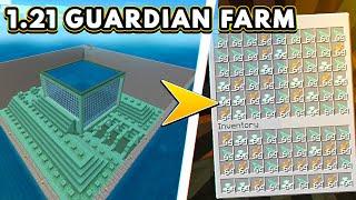 The BEST XP Guardian Farm in Minecraft 1.21