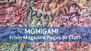 Momigami From Magazine Pages: How to Distress Magazine and Coffee Table Images PART TWO