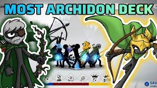 Making The Most Archidon Deck! General Kytchu And Archis' Archidon Army - Stick War 3: Saga 2v2