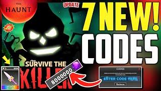 ️NOVEMBER!CODES️SURVIVE THE KILLER ROBLOX CODES 2024 - SURVIVE THE KILLER CODES