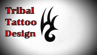 How to draw a tribal tattoo easy design step by step Drawing tribal tattoos (design)on paper simple