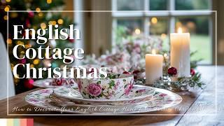 How to Decorate Your English Cottage Home for a Festive Christmas!