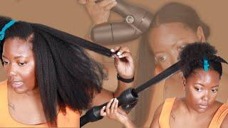 I CANT BELIEVE I TRIED A $400 HAIR DRYER! NEW Revair on Type 4 Hair! KandidKinks