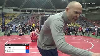 130 Kg Rr Rnd 1 - Tom Foote, Massachusetts Vs Thomas Helton, Southern Illinois Regional Training C