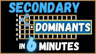 A GUITARIST'S GUIDE TO SECONDARY DOMINANTS write better chord progressions MUSIC THEORY SONGWRITING