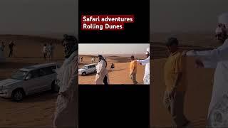 #rolling Dunes #amazing  #safari adventures #Dubai #travelvlog  #traveltour