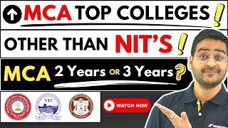 Top MCA Colleges Other Than NITs? BITs MCA Course & Placements? #mca #nimcet #bitmca #wbjeca #nits