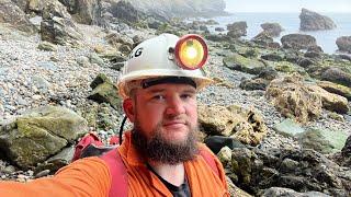 Isle of Man Inspection of local mine with laxey mines research group