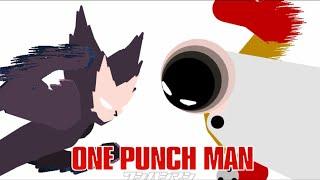 Saitama VS Cosmic Garou FULL FIGHT / One Punch Man Fan animation