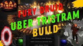 DIABLO 2 RESURRECTED FURY DRUID UBER TRISTRAM BUILD