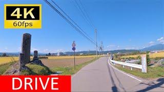 【Driving in Japan】Old Nakasendō Road: Iwamurada - Ashida, Nagano [4K]