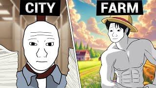 City VS Farm Life