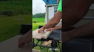 Simple Crosscut Sled For Perfect 90 Degree Cuts #woodworking #carpentry  #diy #fyp #Sawdust