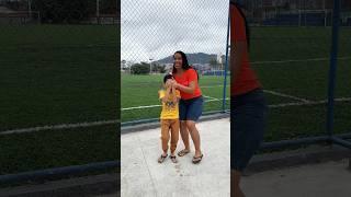 Mom surprises cute kid with inflatable Character Balloons ️