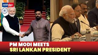 PM Modi meets Sri Lankan Prez Aruna Kumara Dissanayake, holds delegation level talk