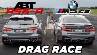 ABT RS6-R vs. BMW M5 CS | DRAG RACE | Daniel Abt