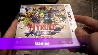 Unboxing Hyrule Warriors Legends New Nintendo 3DS Team Ninja Tecmo Koei