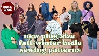 new fall/winter 2024 plus size indie sewing patterns | aaronica sews