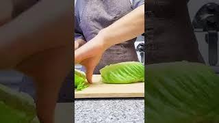 QUICK AND EASY LETTUCE SALADClever Food Hacks For Everyday Life | How to cut lettuce for salad