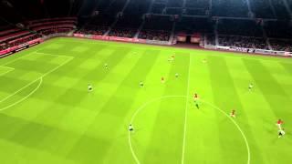 Pes 2014 - Meschini Manual Shot After Long Pass and Teammate Control