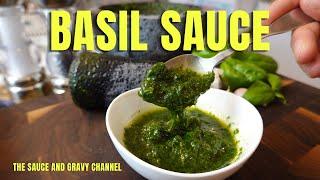 Basil Sauce | Basil Herb Sauce | Easy Basil Sauce | Fresh Summer Sauce | Herb Sauce