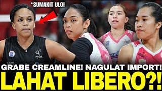 Grabe LAHAT ng CREAMLINE Naging LIBERO?! NAGULAT IMPORT ng FARM FRESH!! | PVL REINFORCED 2024