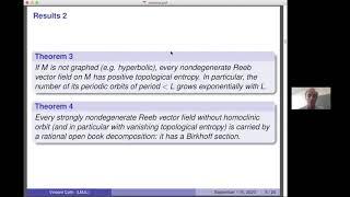 Reeb dynamics in dimension 3 and broken book decompositions - Vincent Colin