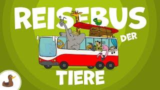 Reisebus der Tiere (Wer sitzt da am Steuer?) | Fahrzeuglieder | EMMALU | Sing Kinderlieder