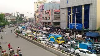 vehicles sound traffic jam in dhaka street