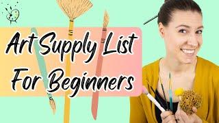 Beginner Painting Supplies I Use! ‍