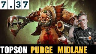  TOPSON [PUDGE] MID 7.37- DOTA 2 HIGHEST MMR MATCH #dota2gameplay  #dota2  #topson