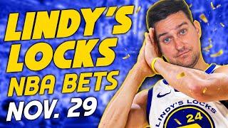 NBA Picks for EVERY Game Friday 11/29 | Best NBA Bets & Predictions | Lindy's Leans Likes & Locks